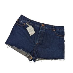 ASOS High Rise Denim Cutoff Shorts 12